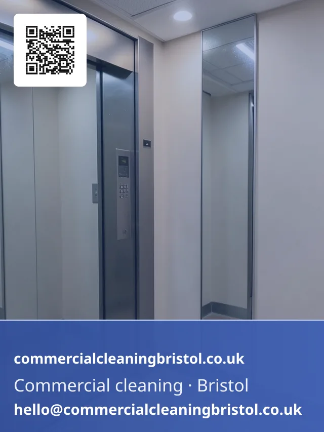 Residential block's lift interior wiped down between floors
