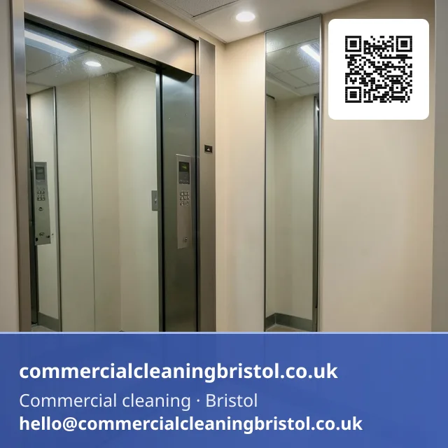 Residential block's lift interior wiped down between floors