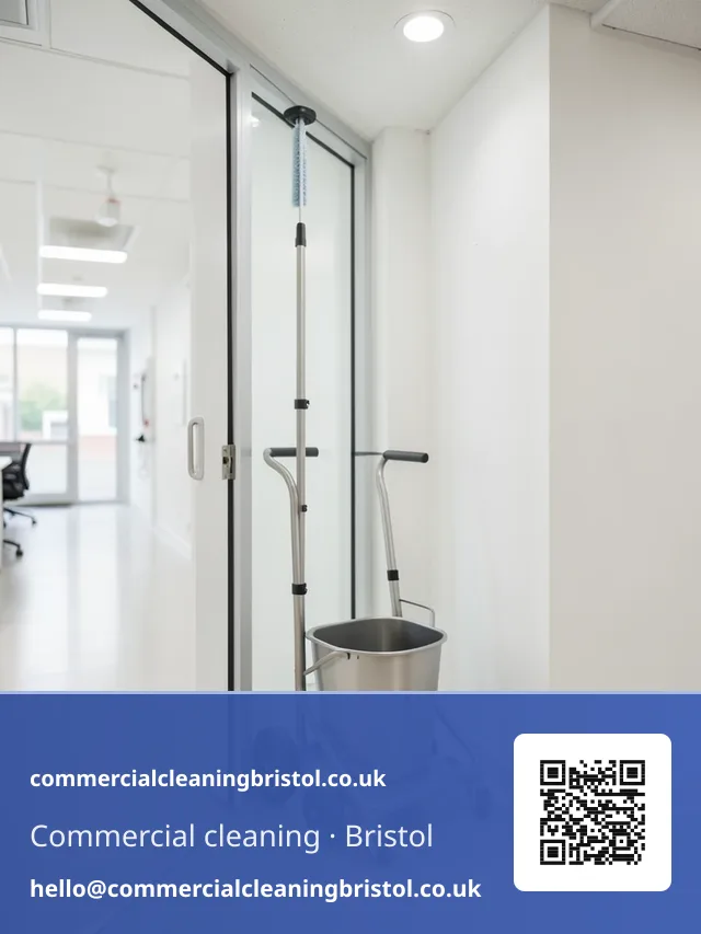 New microfibre flat-mop and bucket trolley system wheeled into service along a corridor