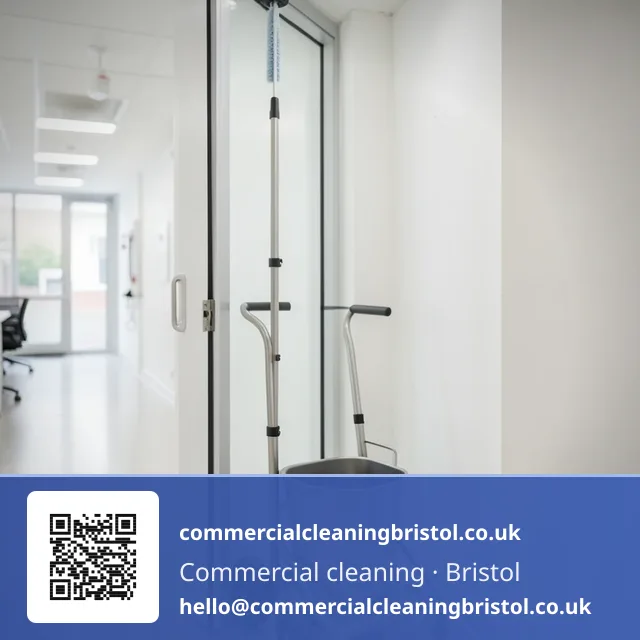New microfibre flat-mop and bucket trolley system wheeled into service along a corridor