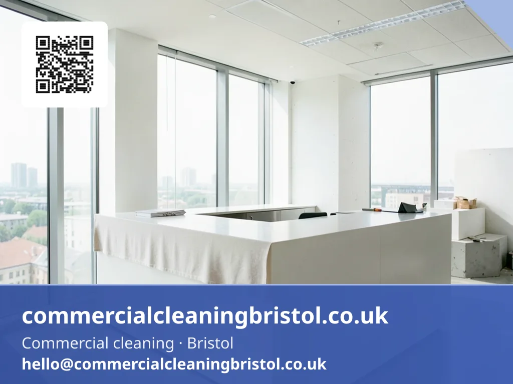 Final clean of a show-suite reception ahead of its first viewing